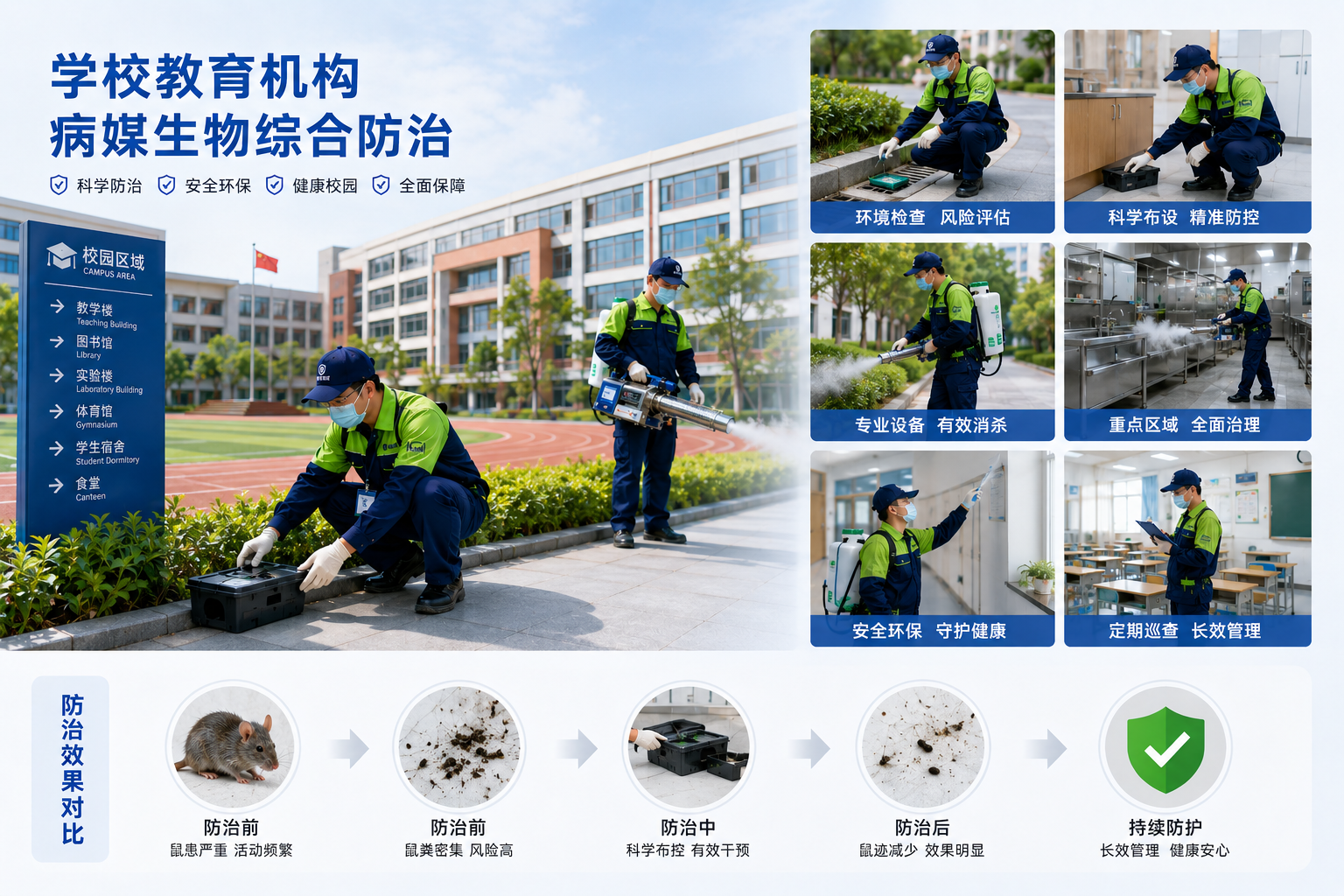 学校教育机构病媒生物综合防治