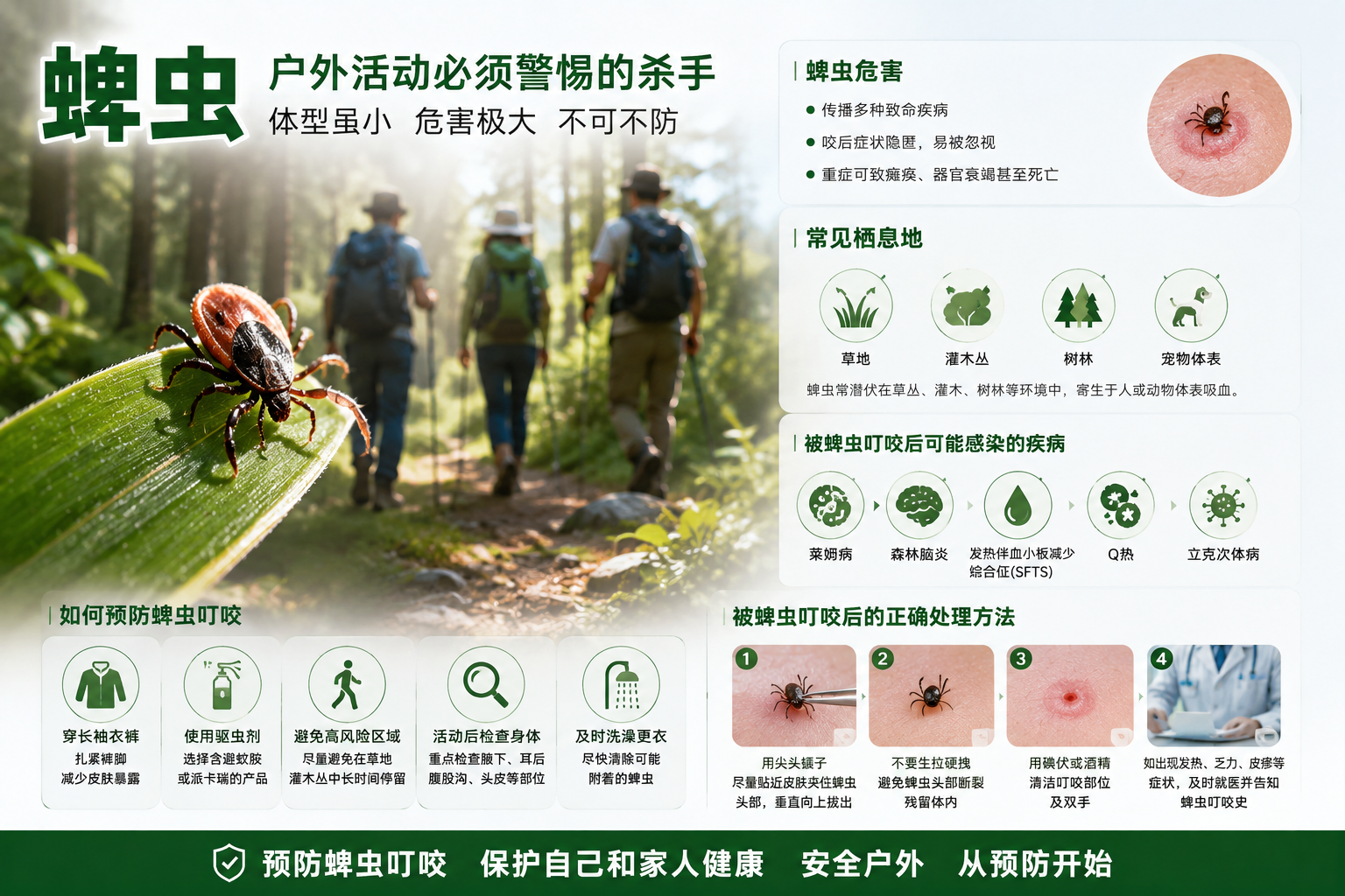 蜱虫——户外活动必须警惕的杀手
